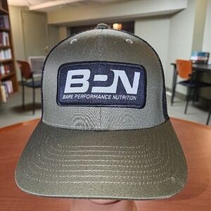 Bare Performance Nutrition Stitched Patch Trucker Mesh Snapback Hat Cap